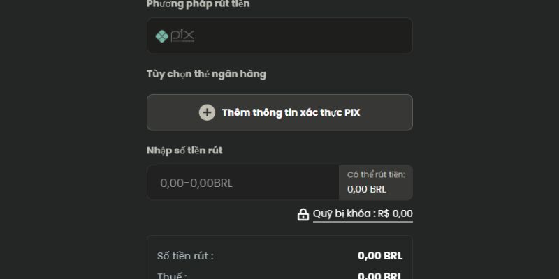 Điều kiện khi thực hiện rút tiền K8bet 