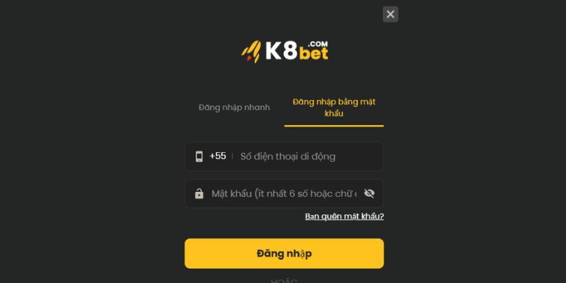 Những sự cố thường gặp khi đăng nhập